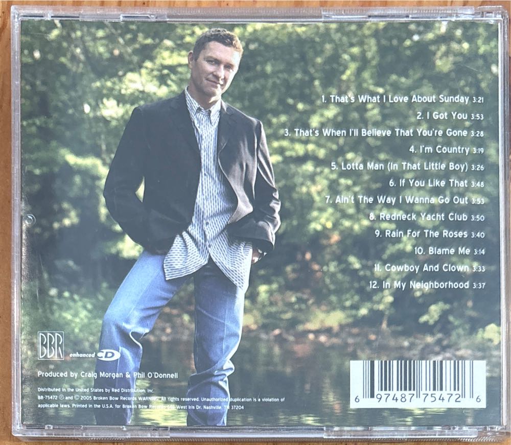 My Kind Of Livin - Craig Morgan (CD) music collectible [Barcode 697487754726] - Main Image 2