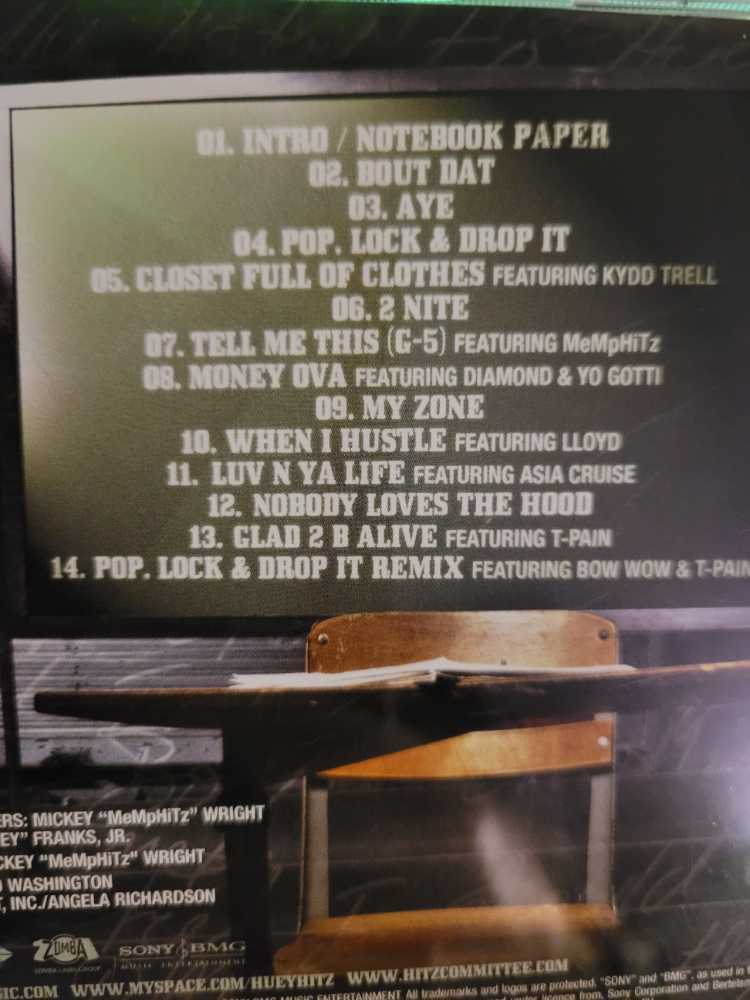 Notebook Paper - Huey (CD - 60) music collectible [Barcode 886970853323] - Main Image 3