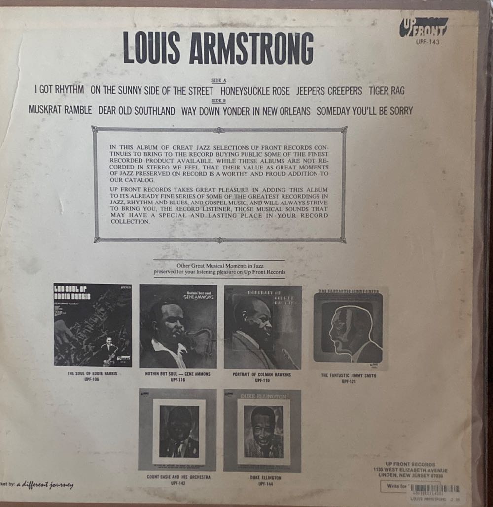 Louis Armstrong - Armstrong, Louis (12”) music collectible - Main Image 2