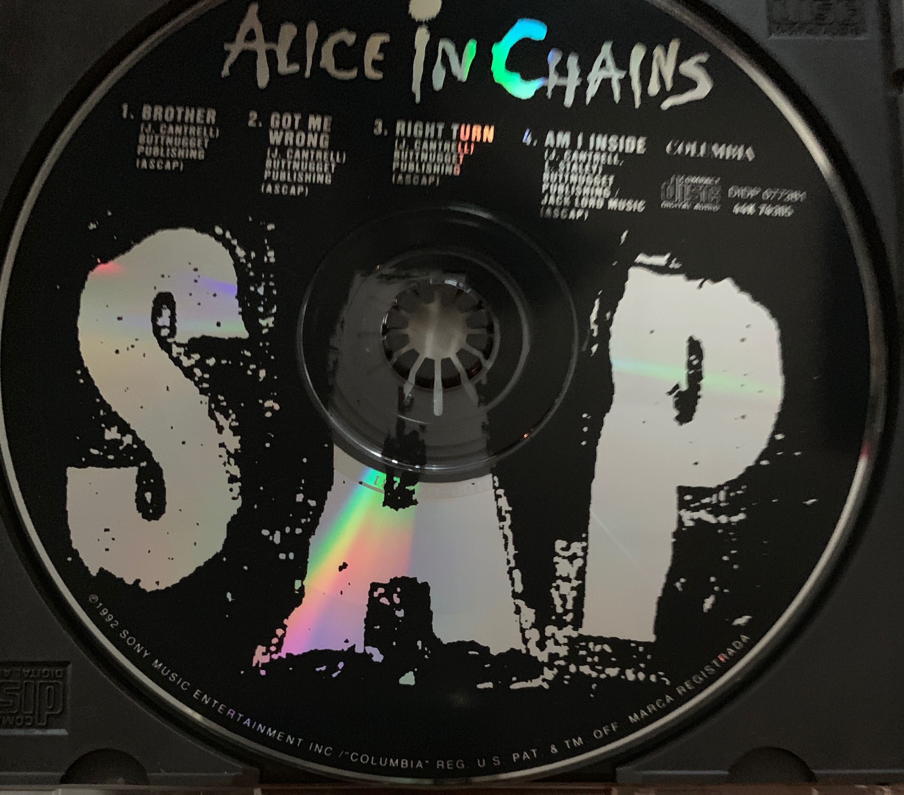 Sap - Alice In Chains (CD) music collectible [Barcode 098707430527] - Main Image 3