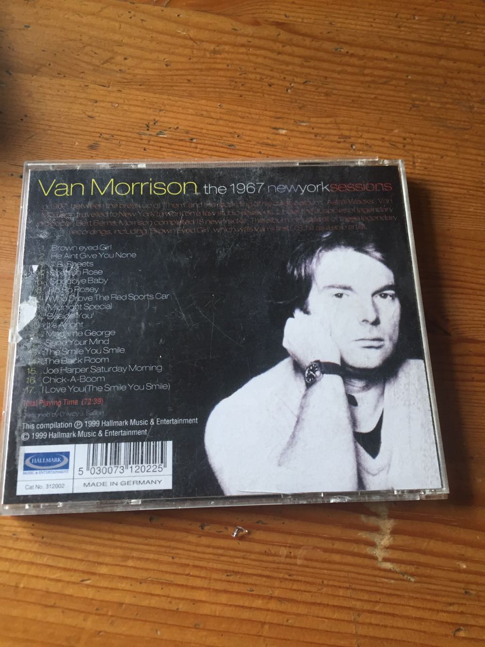 The 1967 Newyorksessions - Van Morrison (CD) music collectible [Barcode 5030073120225] - Main Image 4