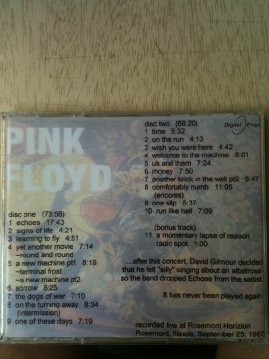 The Final Echoes - Pink Floyd (CD) music collectible - Main Image 2