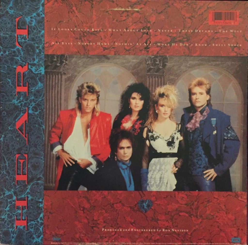 Heart - Heart (CD - 40) music collectible [Barcode 077771241017] - Main Image 2