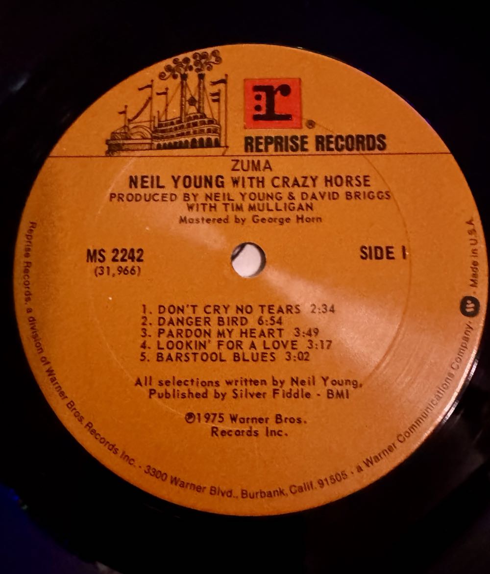 Zuma - Young, Neil (12”) music collectible - Main Image 3