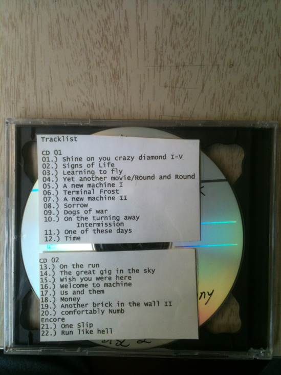 Festweise Am Stadtpark - Pink Floyd (CD) music collectible - Main Image 2