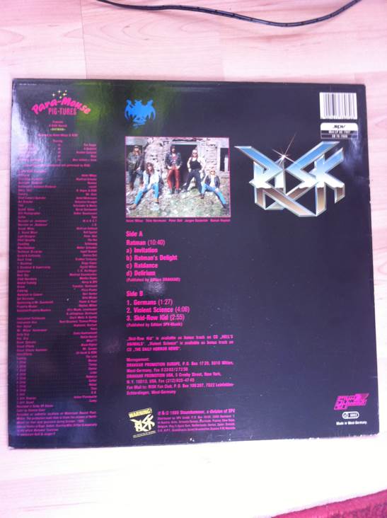 Ratman - Risk (19.02) music collectible [Barcode 4001617760703] - Main Image 2
