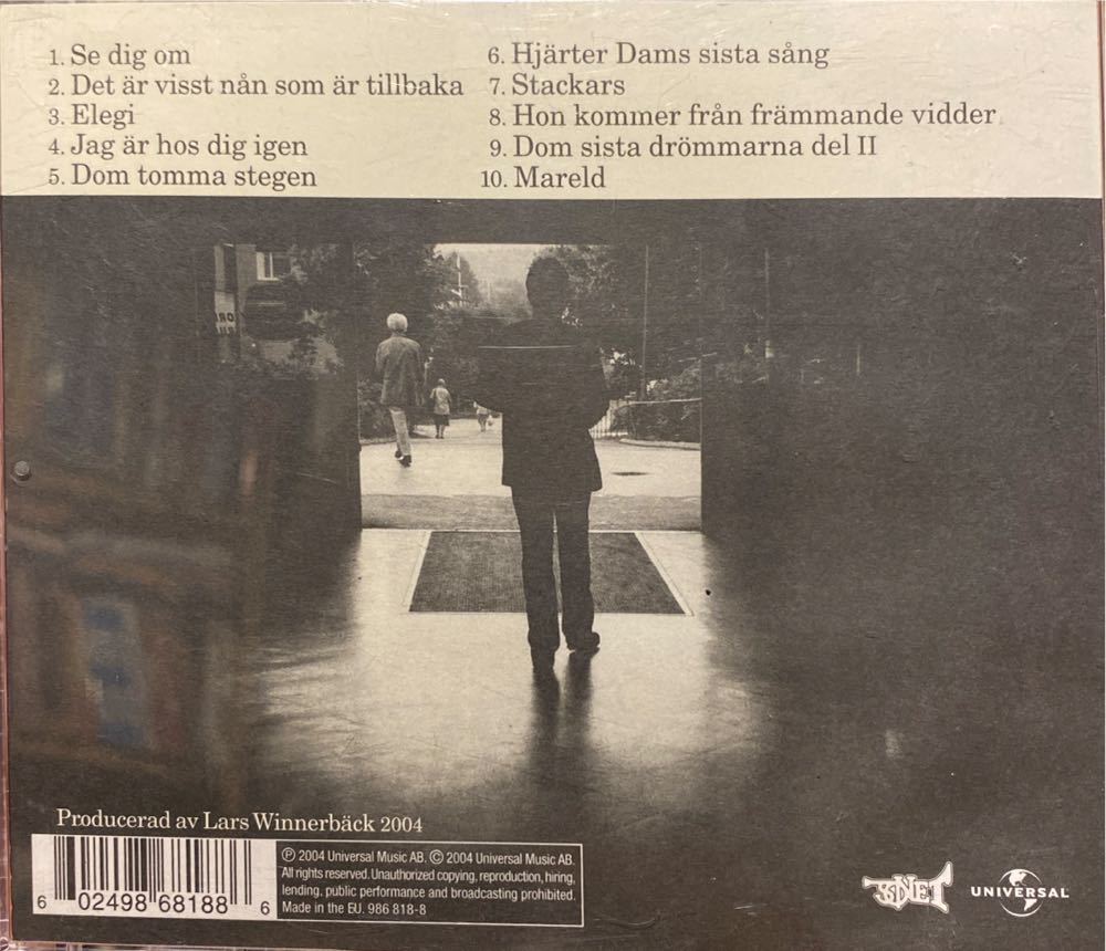 Vatten under broarna (H) - Lars Winnerbäck (CD) music collectible [Barcode 602498681886] - Main Image 2