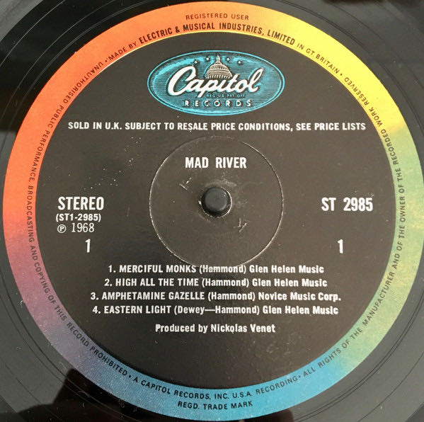 Mad River - Mad River (12”) music collectible - Main Image 3