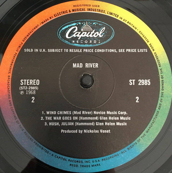 Mad River - Mad River (12”) music collectible - Main Image 4