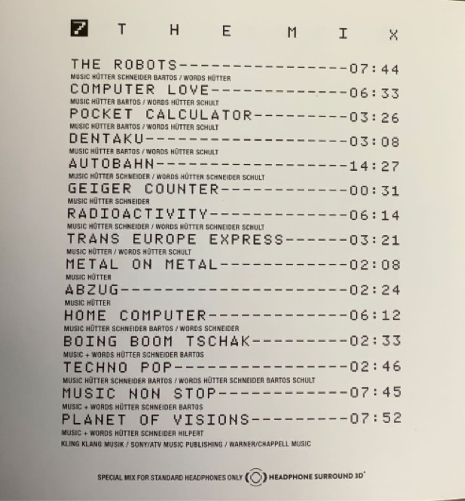 The Mix - Kraftwerk (CD) music collectible - Main Image 2