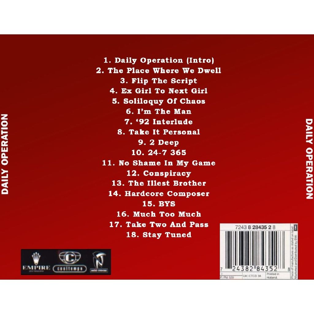 Daily Operation - Gang Starr (12”) music collectible [Barcode 094632191014] - Main Image 2