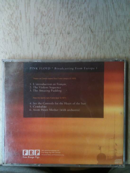 Broadcasting From Europa 1 - Pink Floyd (CD) music collectible - Main Image 2