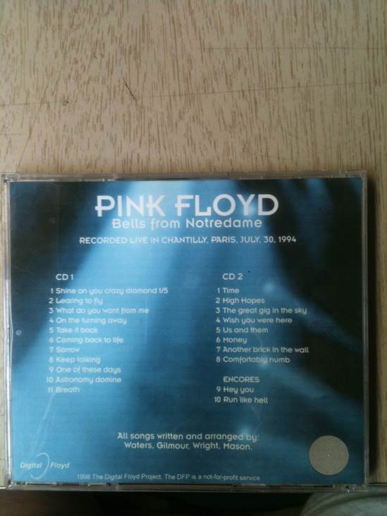 Bells From Notredame - Pink Floyd (CD) music collectible - Main Image 2