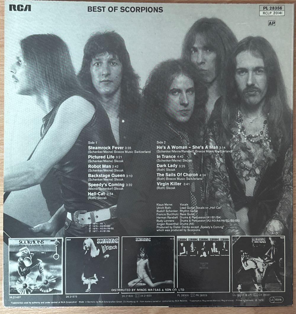 Best Of - Scorpions (12”) music collectible - Main Image 3