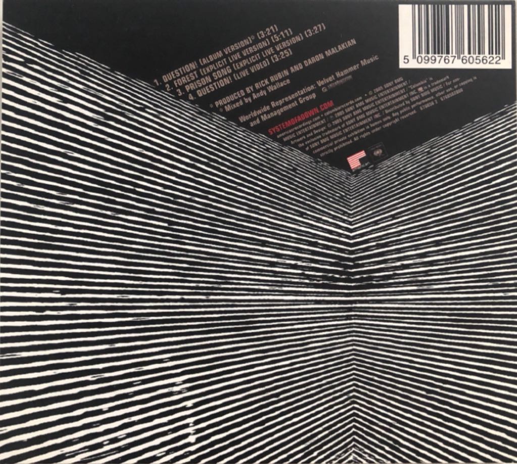 Question! - System Of A Down (CD) music collectible [Barcode 5099767605622] - Main Image 2