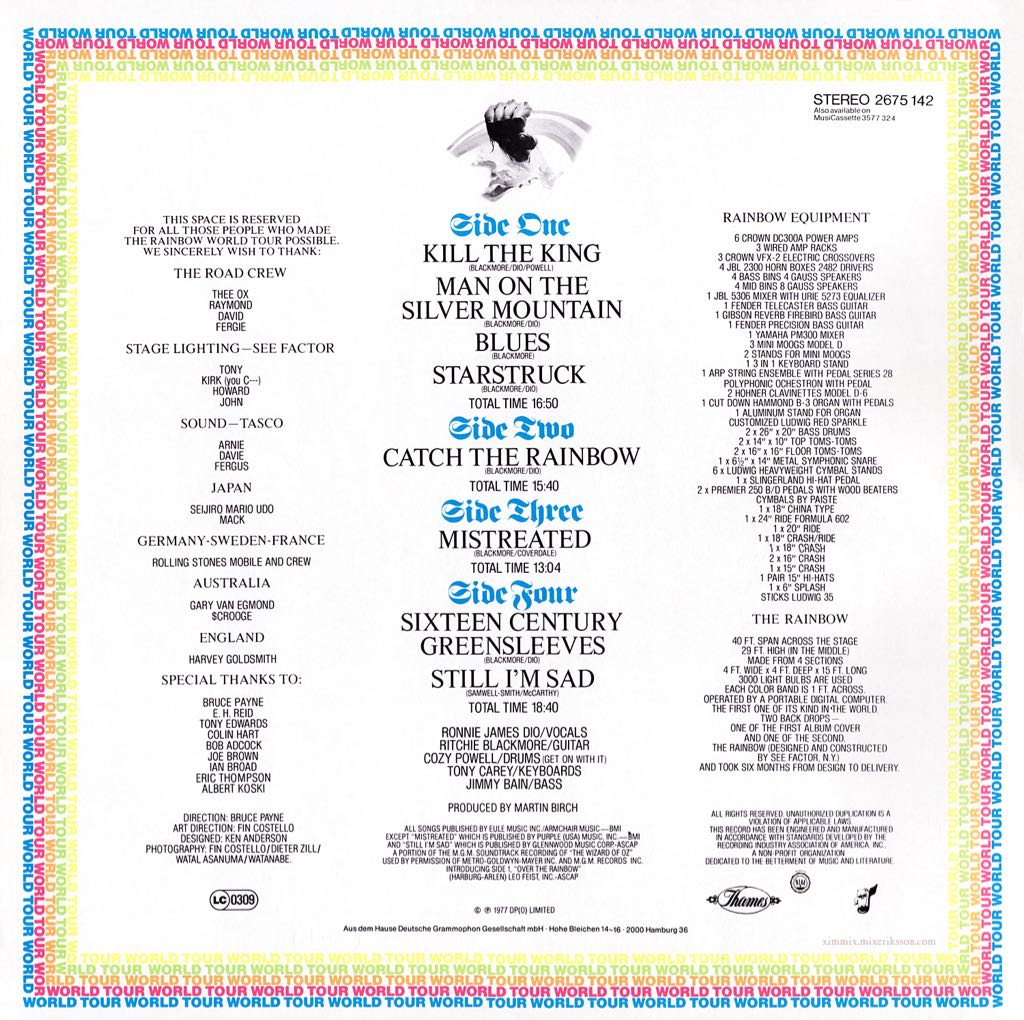 On Stage - Rainbow (CD - 65) music collectible - Main Image 2