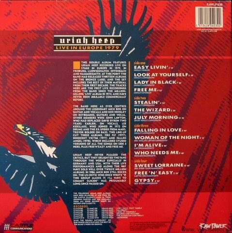 Live In Europe 1979 - Uriah Heep (CD) music collectible [Barcode 027726993027] - Main Image 2