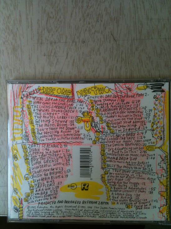 Playground Psychotics - Frank Zappa/The Mothers (CD) music collectible - Main Image 2