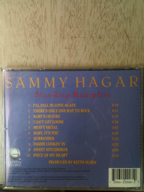 Standing Hampton - Sammy Hagar (12”) music collectible - Main Image 2