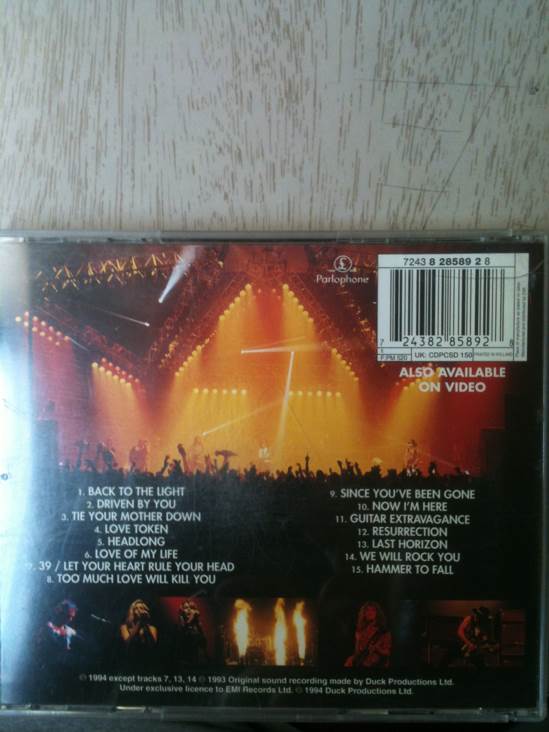 Live At The Brixton Academy - Brian May Band (CD) music collectible - Main Image 2