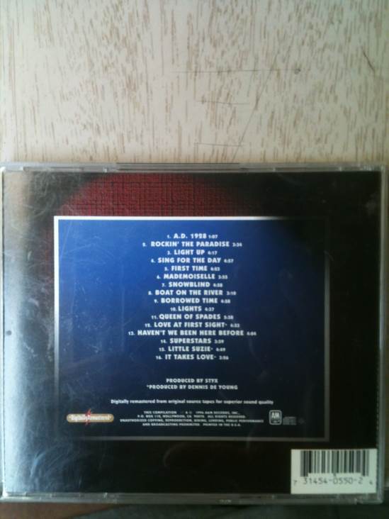 Greatest Hits Part 2 - Styx (CD) music collectible - Main Image 2