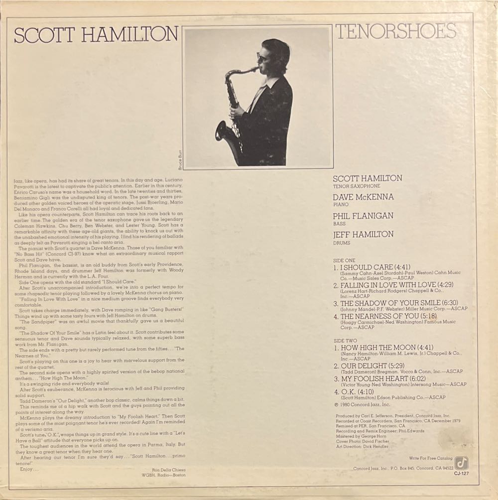 Tenorshoes - Scott Hamilton (12”) music collectible [Barcode 4988002285242] - Main Image 2