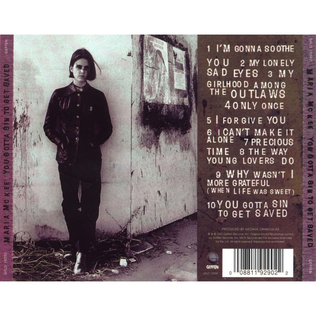 You Gotta Sin To Get Saved - McKee, Maria (CD) music collectible [Barcode 720642450826] - Main Image 2