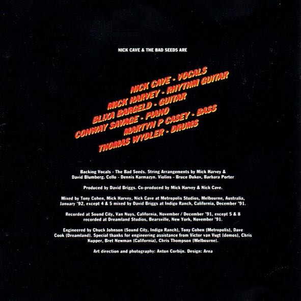 Henry’s Dream - Cave, Nick & The Bad Seeds (CD - 42) music collectible - Main Image 3