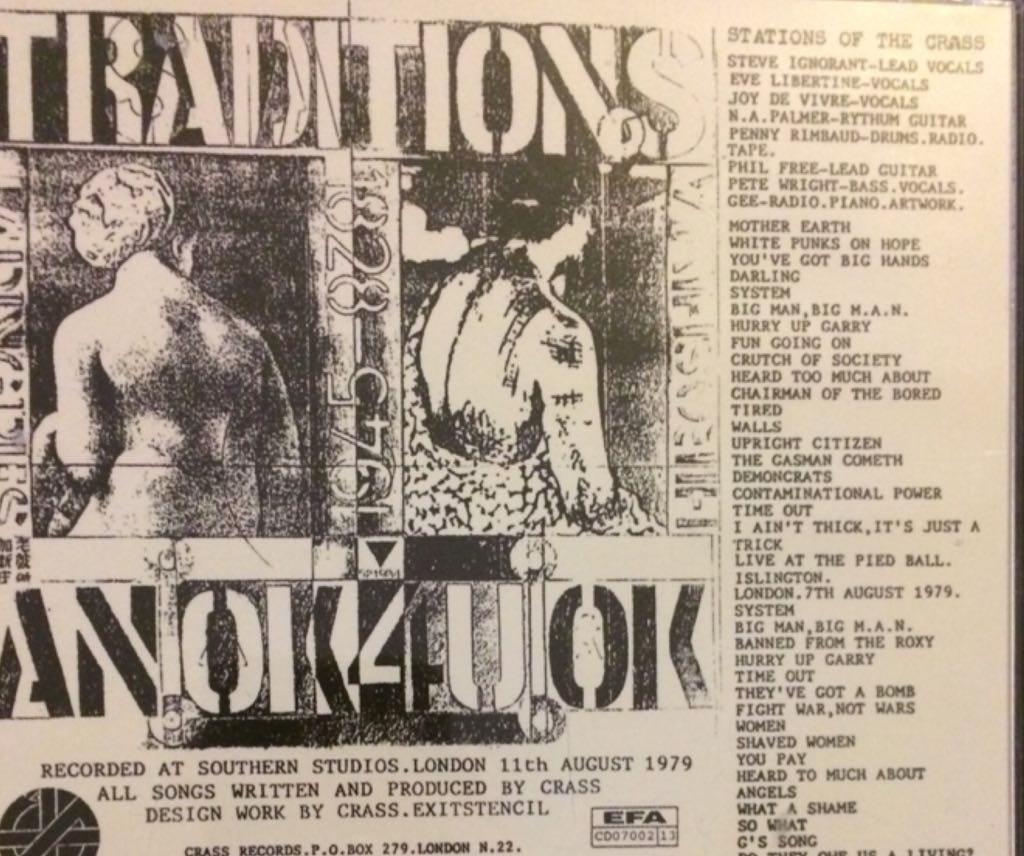 Stations Of The Crass - Crass (CD) music collectible [Barcode 718752578226] - Main Image 2
