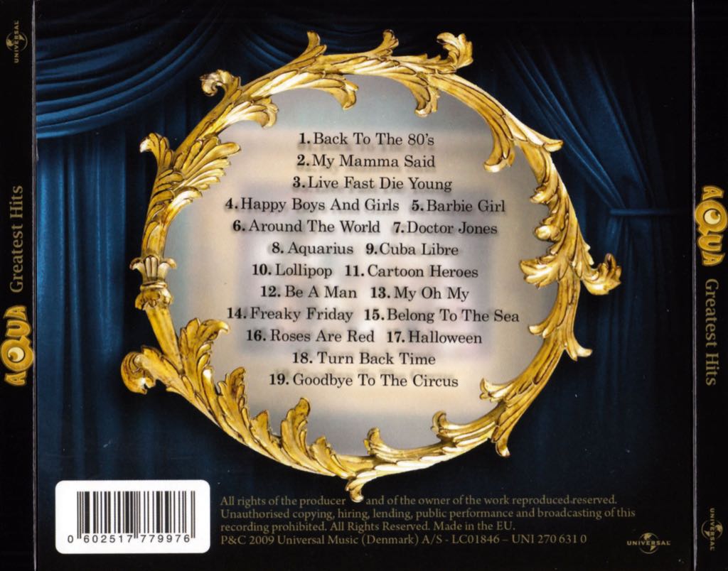 Greatest Hits - Aqua (CD) music collectible [Barcode 602527173085] - Main Image 2