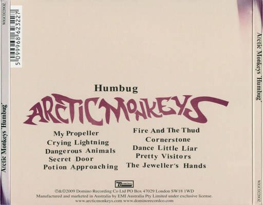Humbug - Arctic Monkeys (CD - 40) music collectible [Barcode 801390023729] - Main Image 2