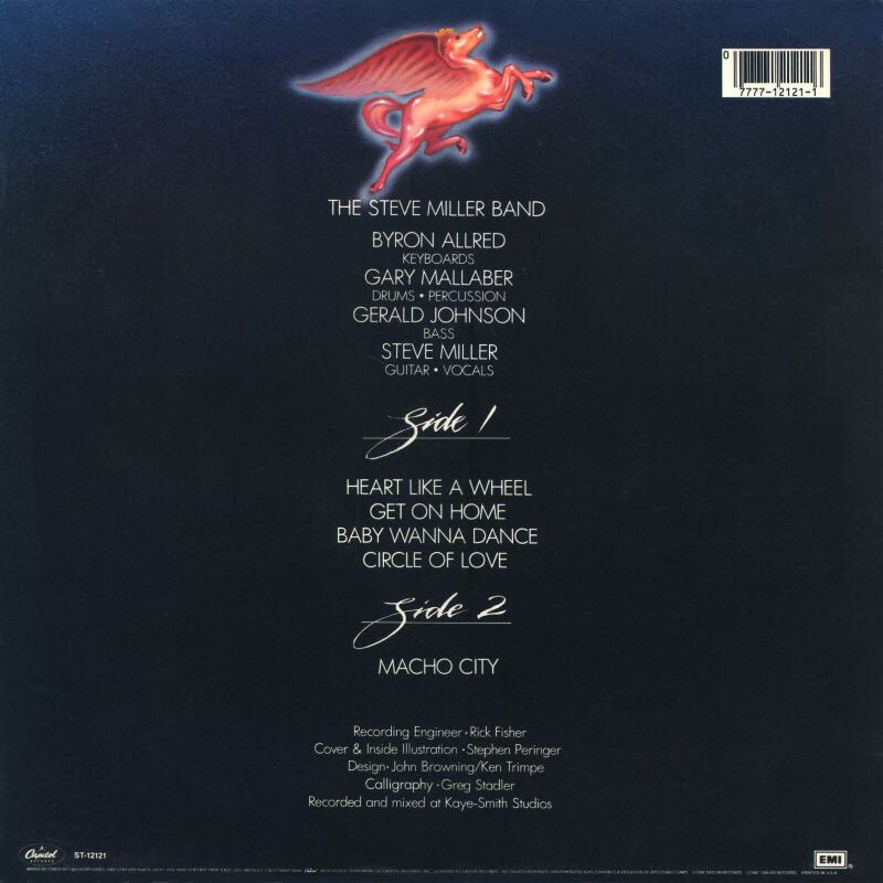 Circle Of Love - Steve Miller Band (12” - 33) music collectible [Barcode 5014797138841] - Main Image 2