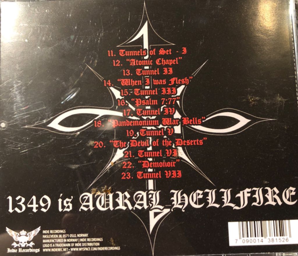 Demonoir - 1349 (CD) music collectible [Barcode 7090014381526] - Main Image 2