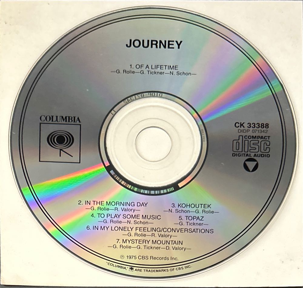 Journey - Journey (CD - 37) music collectible [Barcode 886972381725] - Main Image 4