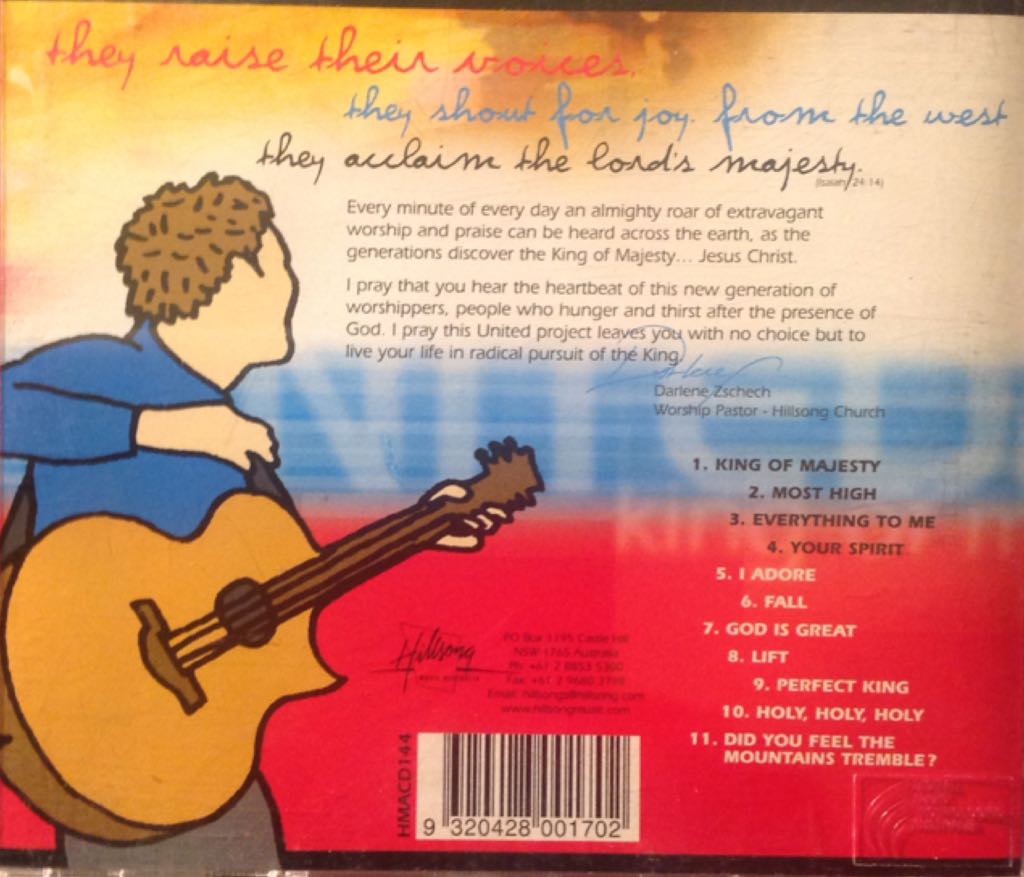 King Of Majesty - Hillsong United (CD) music collectible [Barcode 9320428001702] - Main Image 2