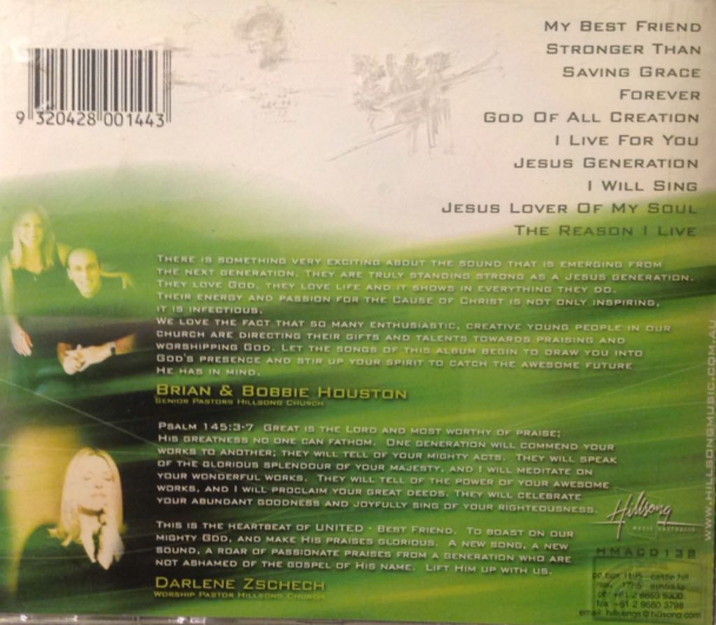 Best Friend - Hillsong United (CD) music collectible [Barcode 9320428001443] - Main Image 2