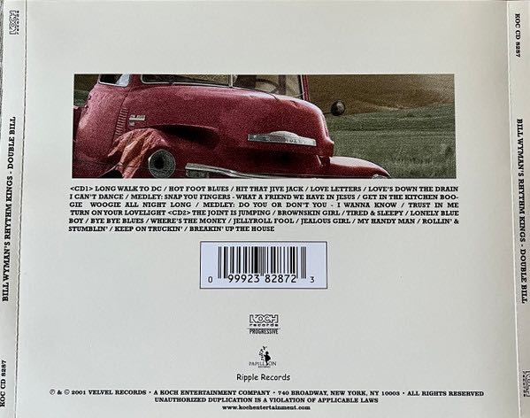 Double Bill - Bill Wyman’s Rhythm Kings (CD) music collectible [Barcode 8711539011970] - Main Image 2