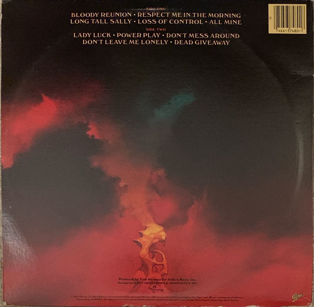 Molly Hatchet - Take No Prisoners - Molly Hatchet (12”) music collectible [Barcode 074643748018] - Main Image 4