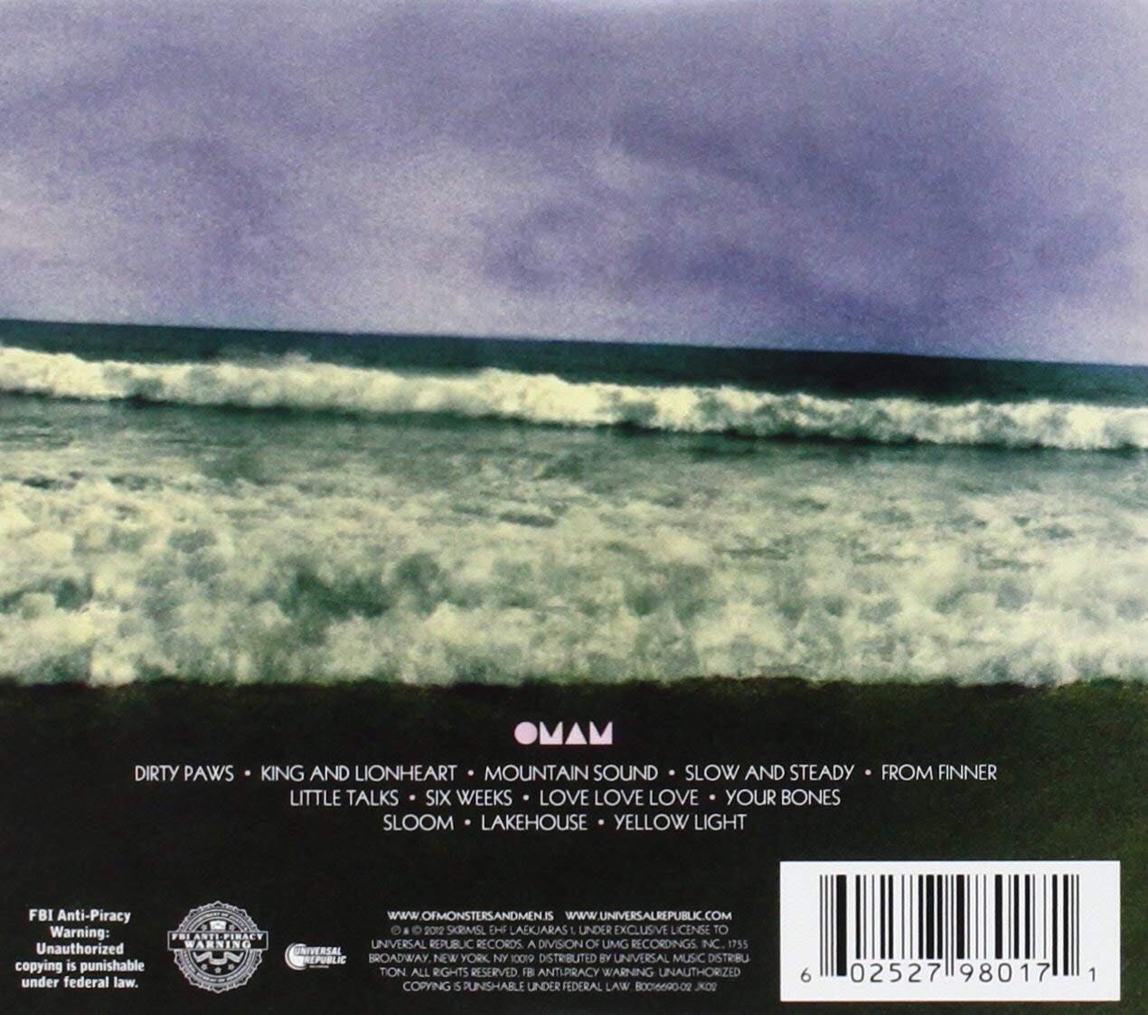 My Head Is an Animal - Of Monsters And Men (CD - 54) music collectible [Barcode 602537010554] - Main Image 3
