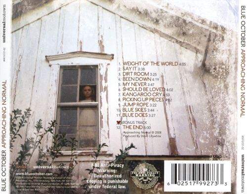 Approaching Normal - Blue October (CD - 48) music collectible [Barcode 602517992740] - Main Image 2