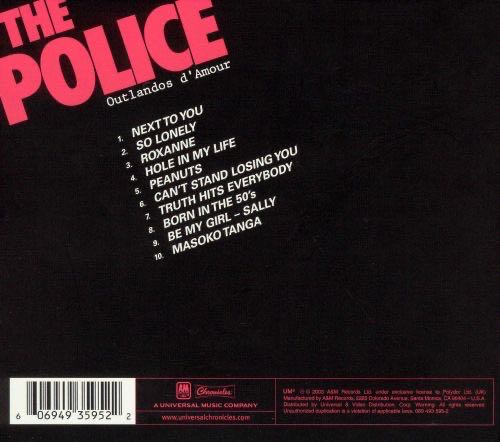 Outlandos d’Amour - Police , The (CD) music collectible [Barcode 075026999126] - Main Image 2