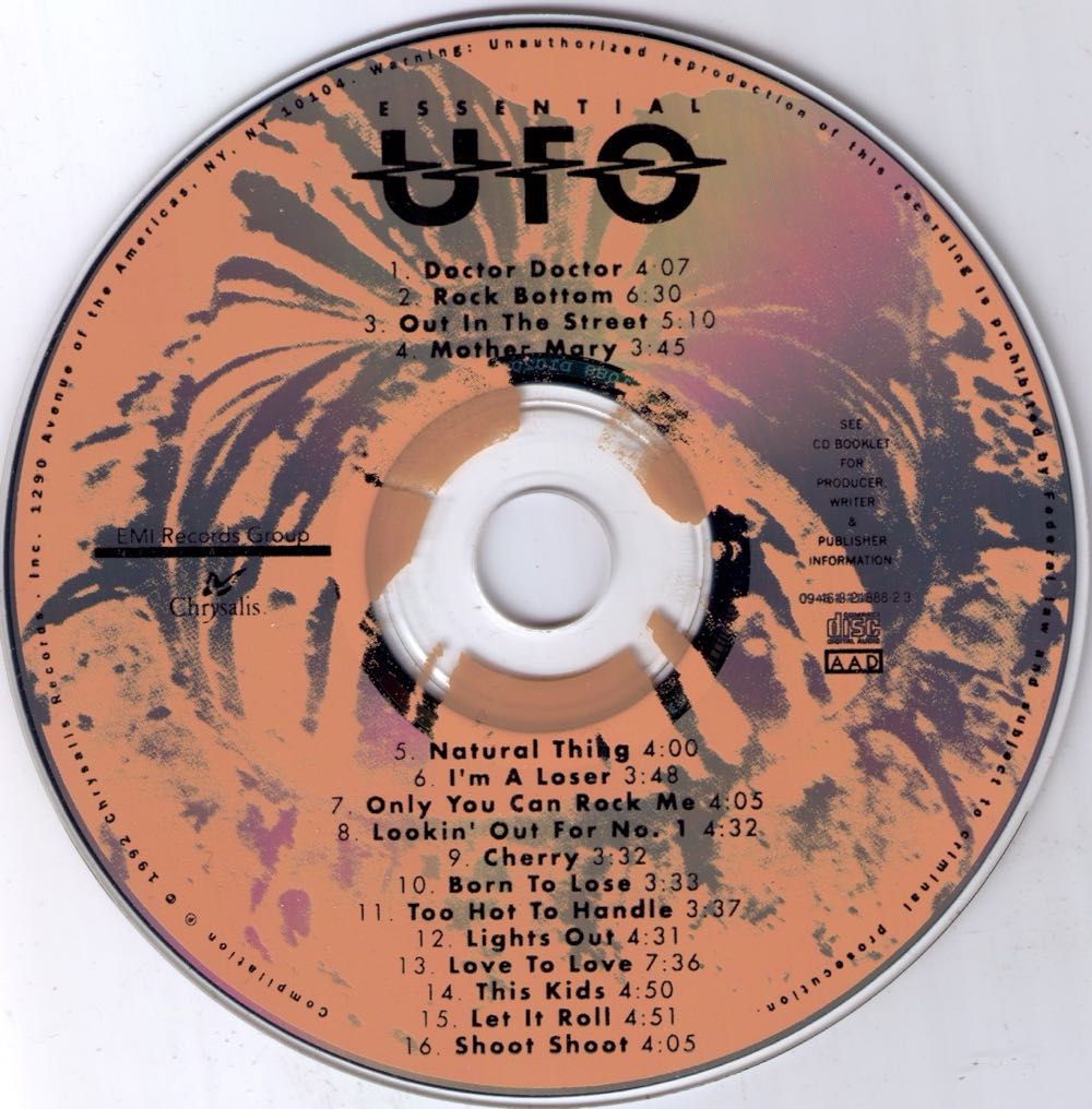 Essential UFO - UFO (CD) music collectible - Main Image 2