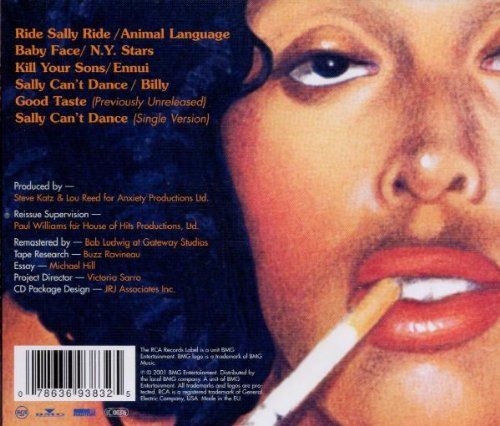 Sally Can’t Dance - Reed, Lou (CD) music collectible [Barcode 0886972450827] - Main Image 2