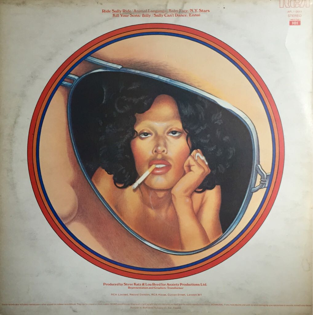 Sally Can’t Dance - Reed, Lou (12”) music collectible - Main Image 2