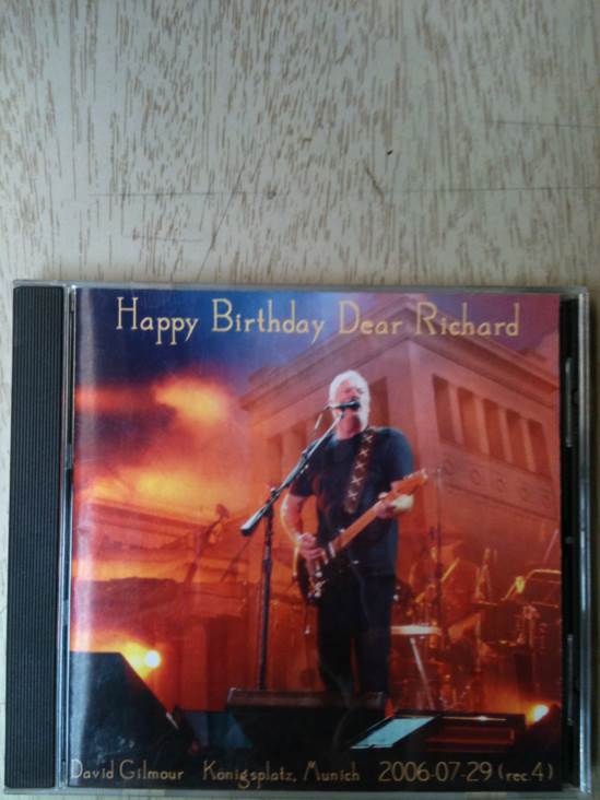Happy Birthday Dear Richard - David Gilmour (CD) music collectible - Main Image 1
