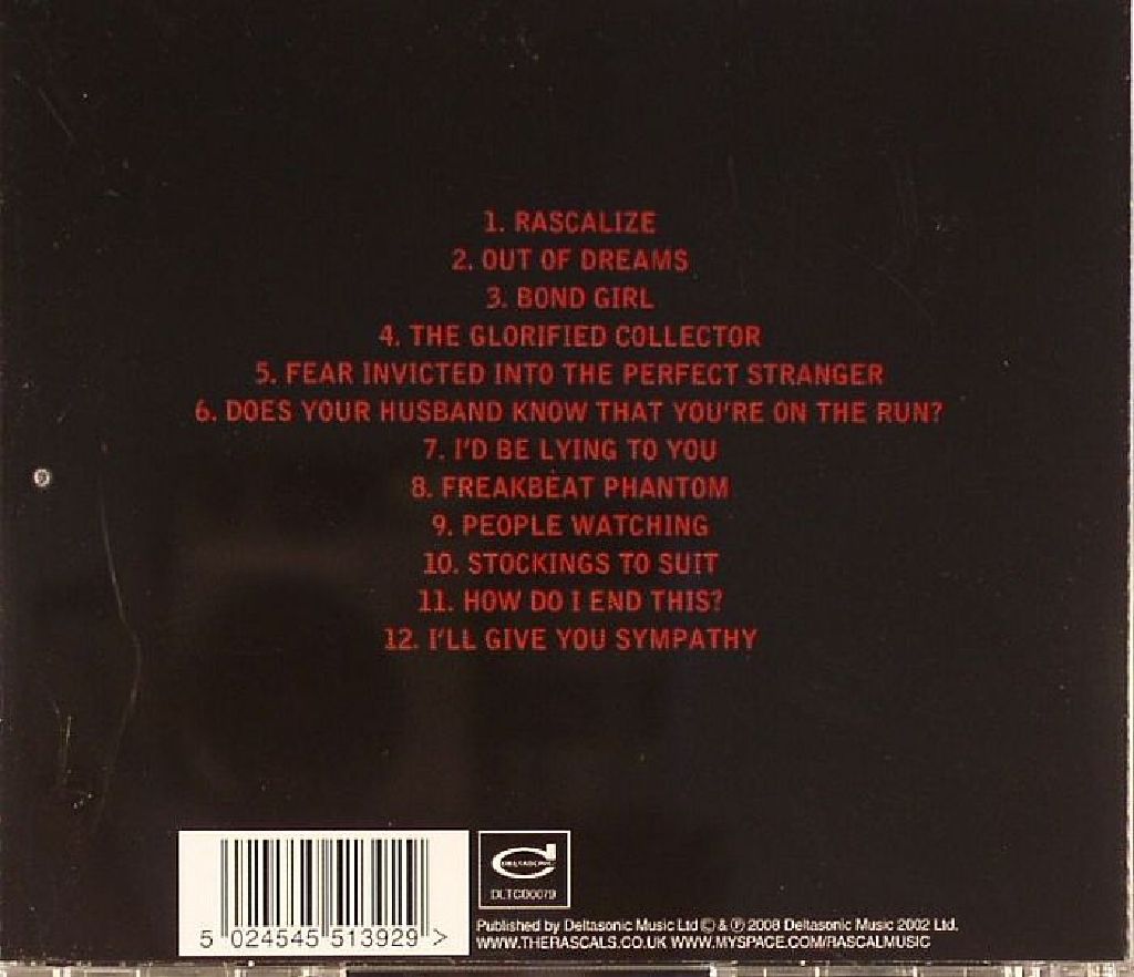 Rascalize - The Rascals (CD) music collectible [Barcode 5024545513929] - Main Image 2
