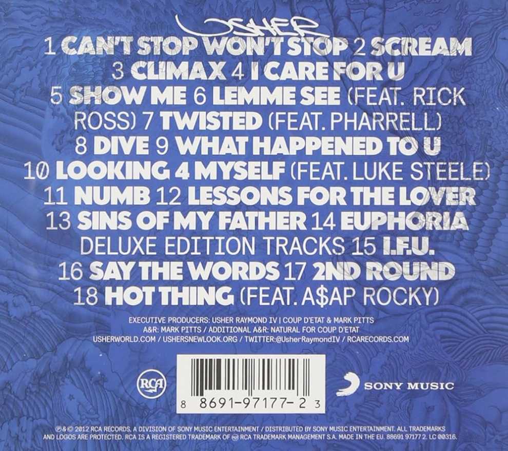 Looking 4 Myself - Usher (CD - 57) music collectible [Barcode 886919787726] - Main Image 2