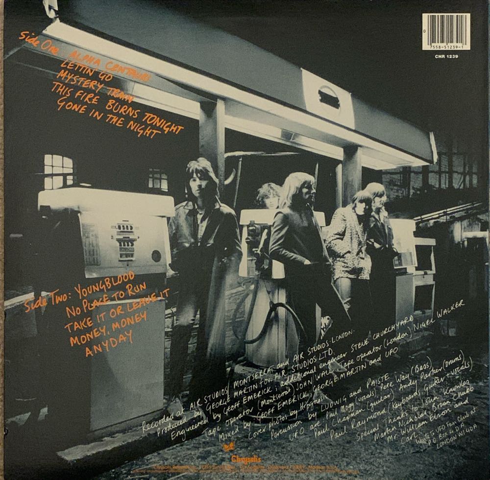 No Place To Run - UFO (CD) music collectible [Barcode 075585123918] - Main Image 4