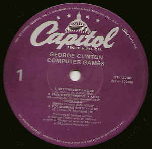 George Clinton - Computer Games - Clinton, George (12”) music collectible [Barcode 724357877329] - Main Image 3