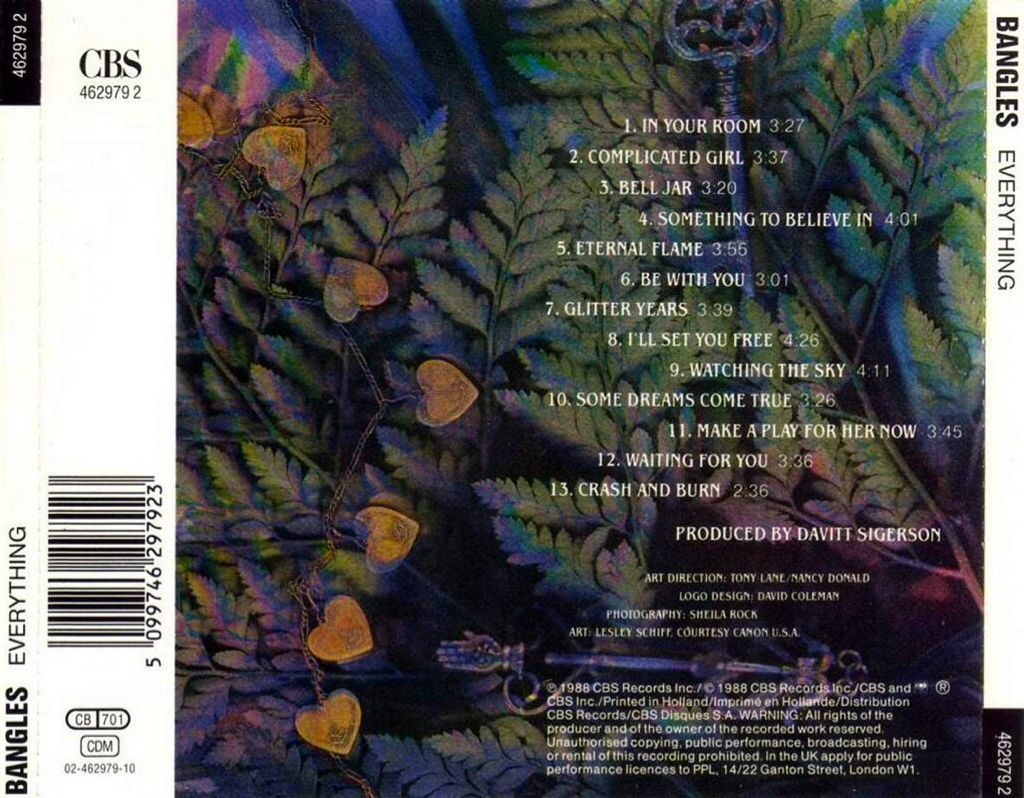 Everything - Bangles (12” - 47) music collectible [Barcode 074644405613] - Main Image 2